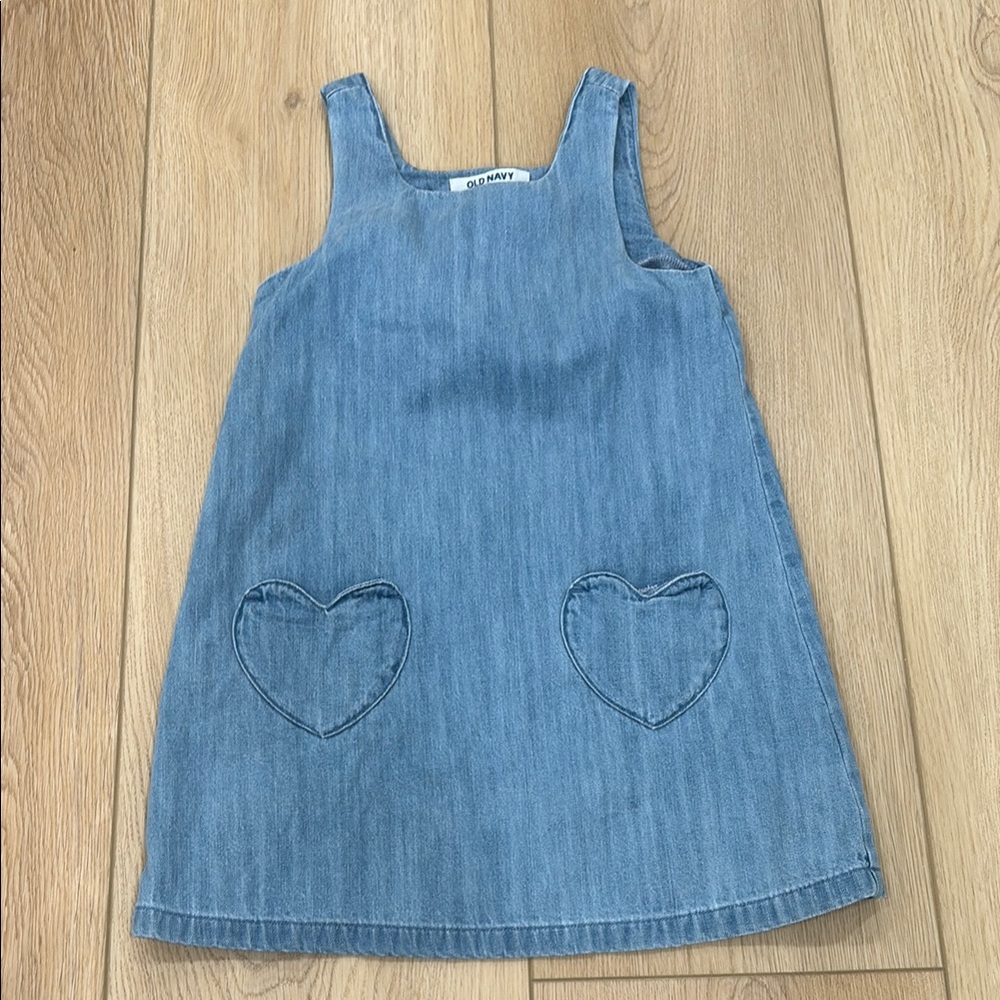 Old Navy Blue Denim Kids Dress